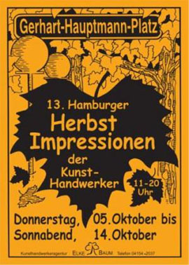 Hamburger Herbstimpressionen der Kunsthandwerker 2018