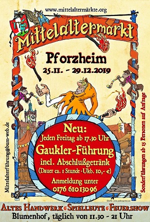 Mittelaltermarkt in Pforzheim 2021 abgesagt