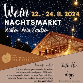 Wein-Nachtsmarkt am Bleimer Schloss