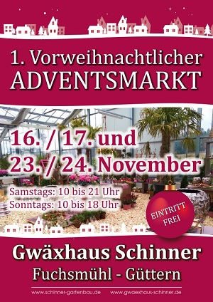 Adventsmarkt im Gwäxhaus Schinner