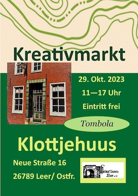 Kreativmarkt im Klottjehuus